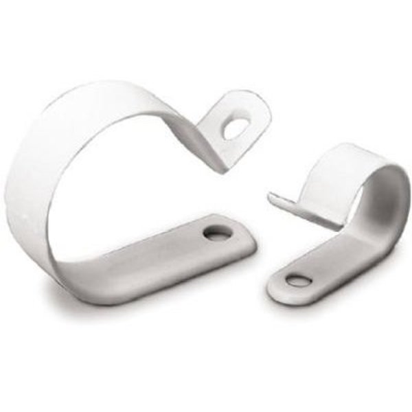 Ecm Industries 12PK 12WHT Plas Clamp PPC-1550